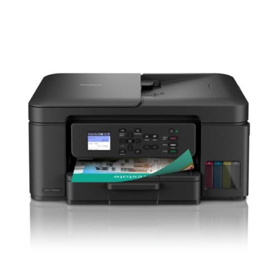 Brother multifunzione ink a4 colore, 16ppm, fronte/retro, adf, usb/wifi, 3 in 1, tank