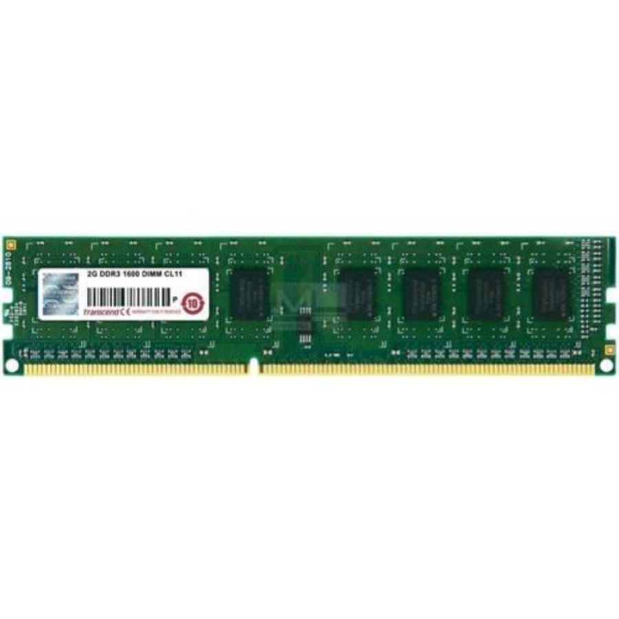 Transcend jm1600kln-2g memoria ram 2gb 1.600 mhz tipologia dimm tecnologia ddr3