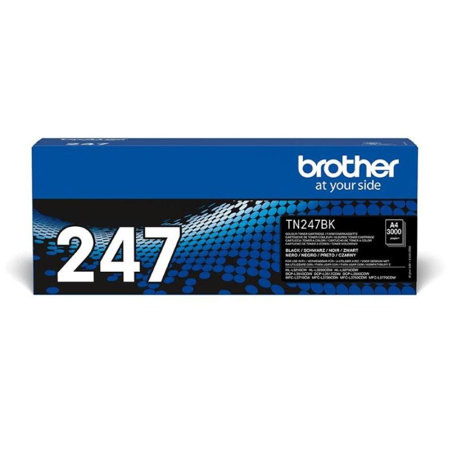 Brother tn-247bk cartuccia toner 1 pz originale nero