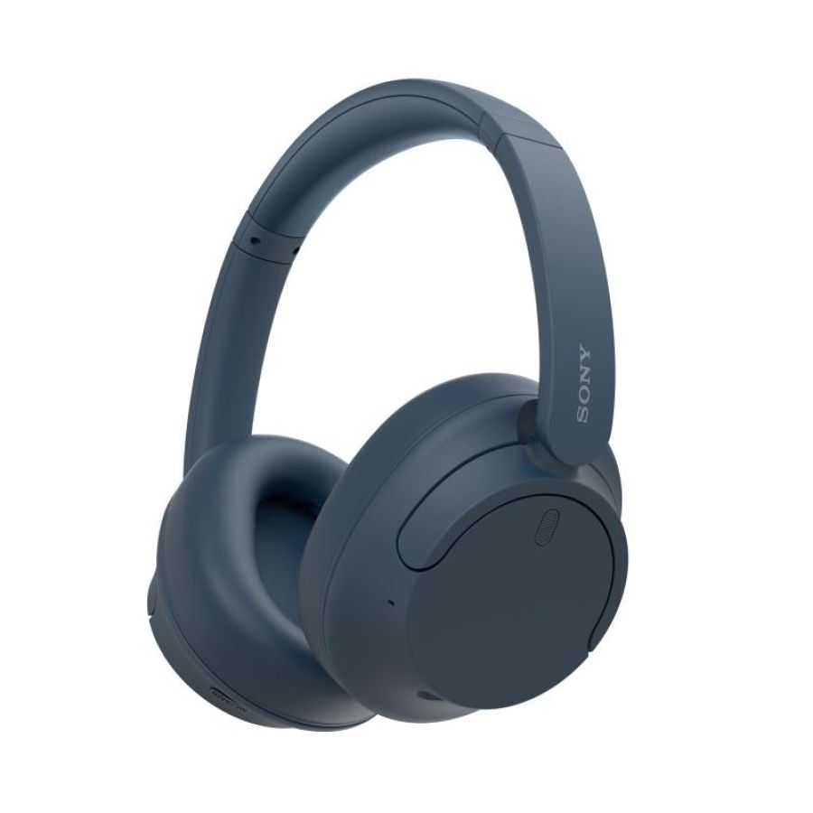 Sony wh-ch720n auricolare con cavo e senza cavo a padiglione musica e chiamate usb tipo-c bluetooth blu