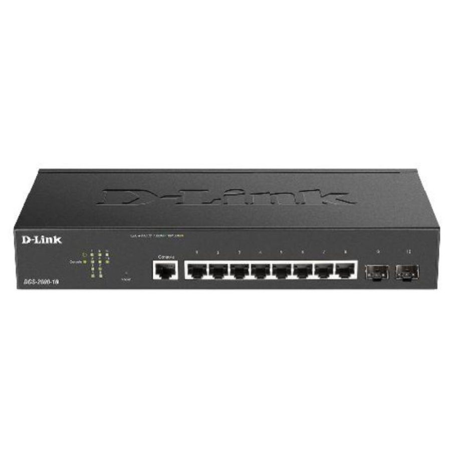 D-link switch 8 porte gigabit managed incl. 2 x sfp