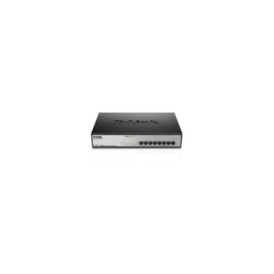 D-link switch 8 porte gigabit poe desktop rack mountable