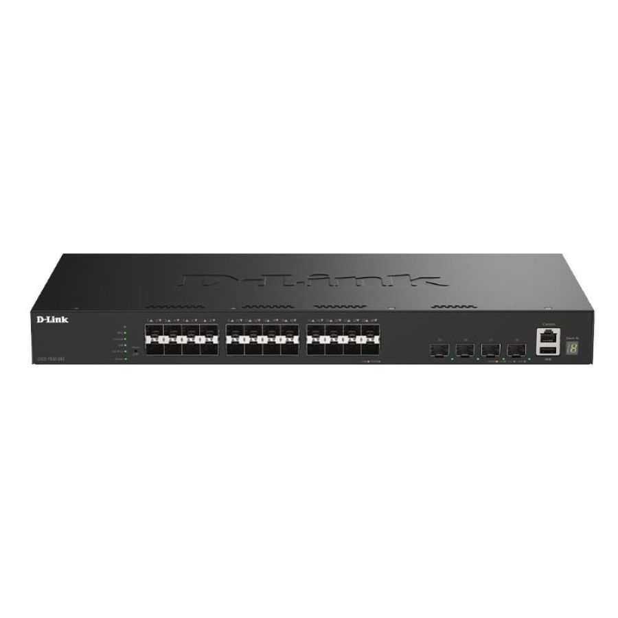 D-link switch 28-port gigabit sfp stackable smart managed switch with 4 x 10g sfp+ ports