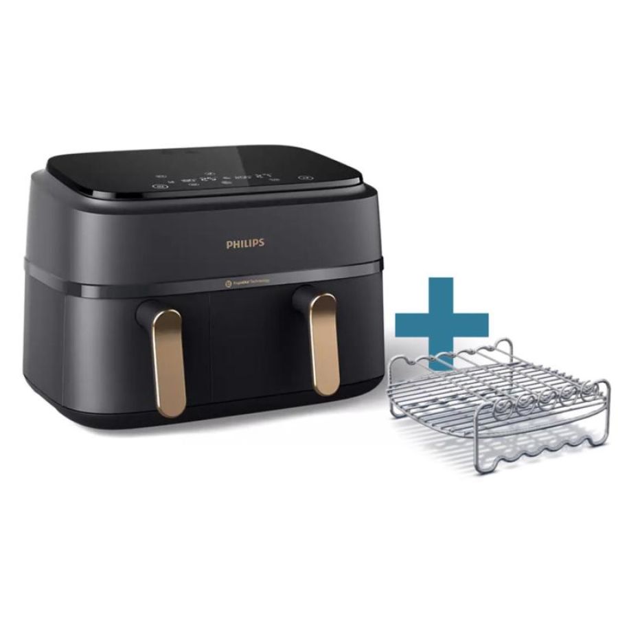 Philips 3000 series na352/04 airfryer con doppio cestello