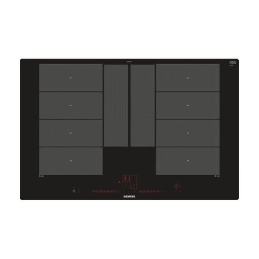 Siemens ex801lyc1e piano cottura nero da incasso piano cottura a induzione 4 fornello(i)