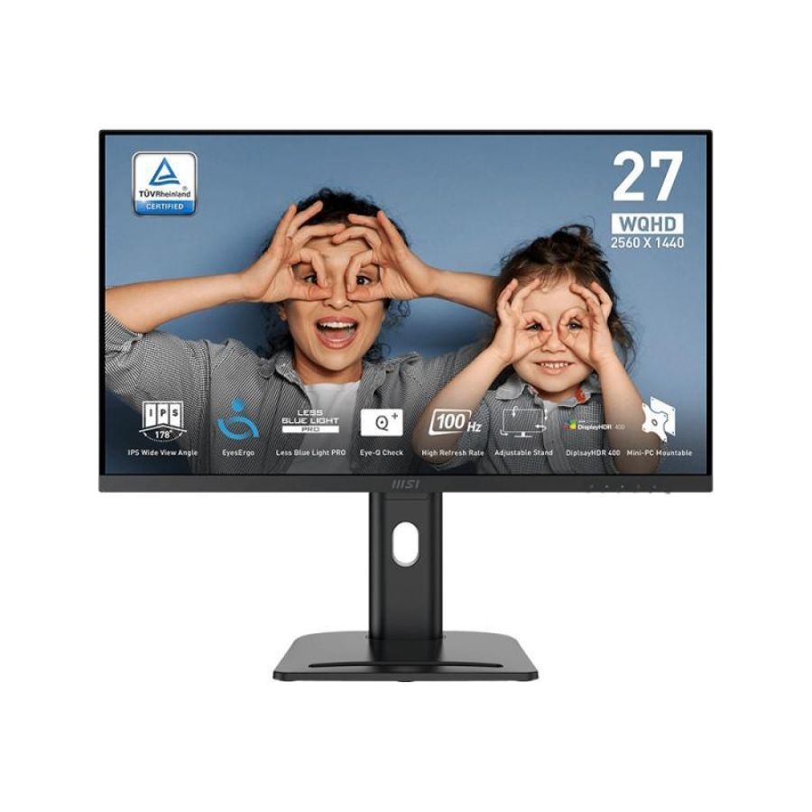 Msi pro mp273qpde e2 monitor pc 68,6 cm (27\) 2560 x 1440 pixel wide quad hd lcd nero