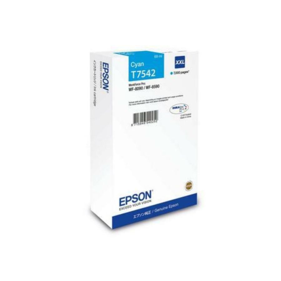 Epson t7542 cartuccia d\`inchiostro 1 pz originale rendimento ultra elevato ciano