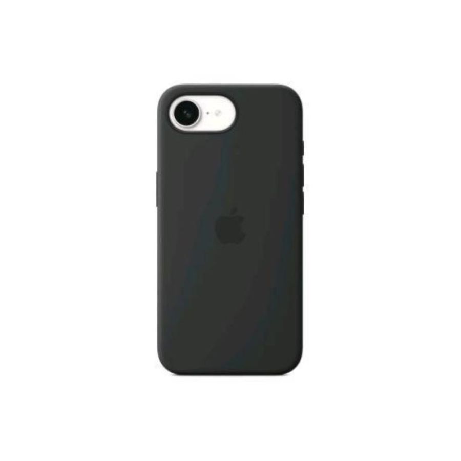 Apple iphone 16e silicon case cover in silicone nero