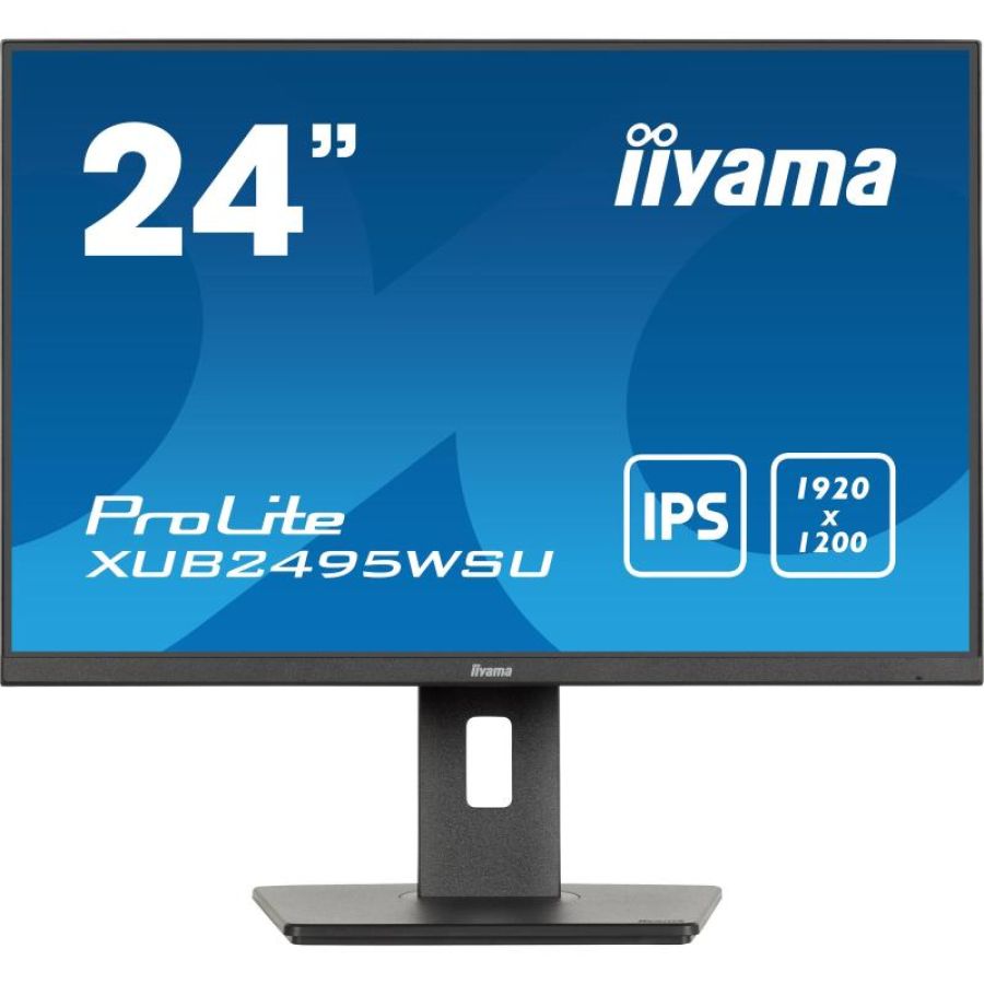 Iiyama prolite xub2495wsu-b7 monitor pc 61 cm (24\) 1920 x 1200 pixel 4k ultra hd led nero