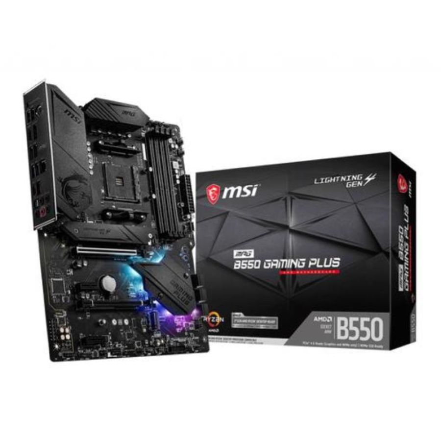 Msi mb amd b550 gaming, mpg b550 gam plus, am4, 4ddr4, 2m2 6sata3
