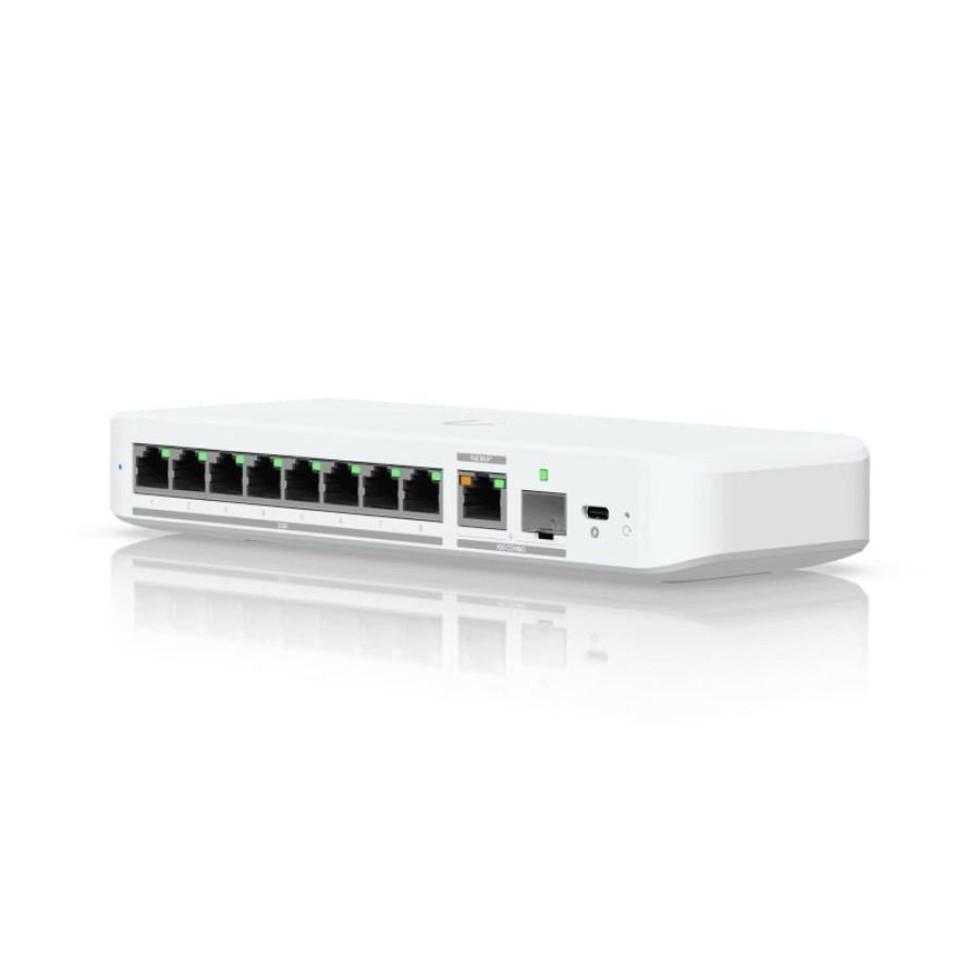Ubiquiti unifi flex 2.5g gestito l2 2.5g ethernet (100/1000/2500) supporto power over ethernet (poe) montaggio da