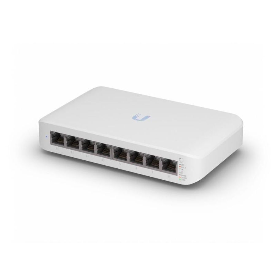 Ubiquiti unifi switch lite 8 poe gestito l2 gigabit ethernet (10/100/1000) supporto power over ethernet (poe) bianco