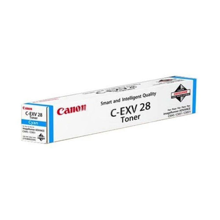 Canon c-exv 28 cartuccia toner 1 pz originale ciano