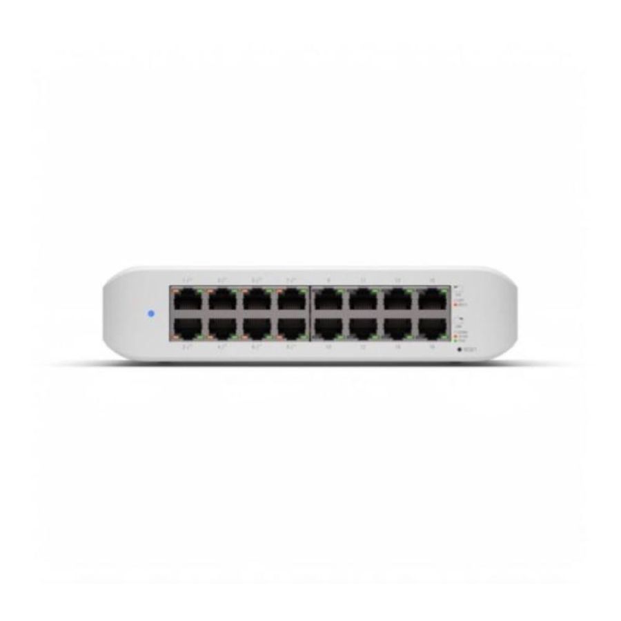 Ubiquiti unifi switch lite 16 poe l2 gigabit ethernet (10/100/1000) supporto power over ethernet (poe) bianco