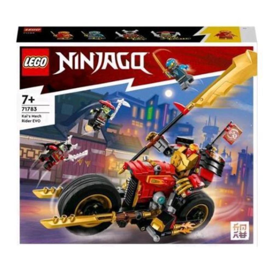 Lego ninjago mech rider di kai evolution con action figure e 2 minifigure