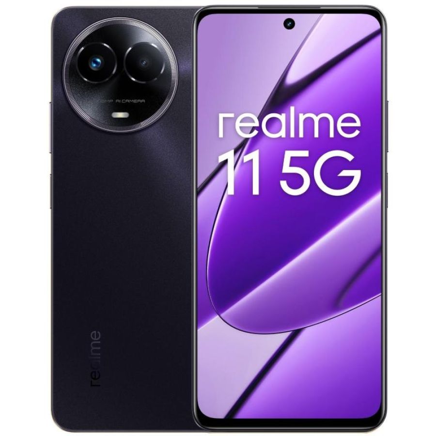 Realme 11 5g black 8/256gb dual sim - (garanzia italia - no brand)