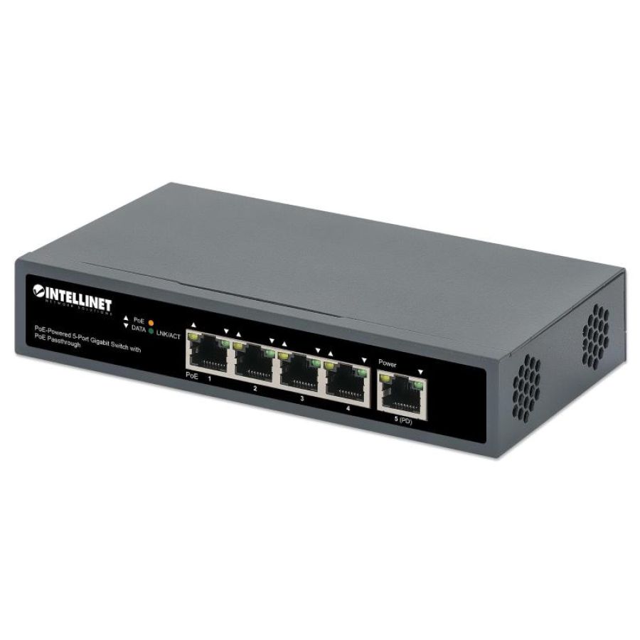 Intellinet 561808 switch di rete gigabit ethernet (10/100/1000) supporto power over ethernet (poe)