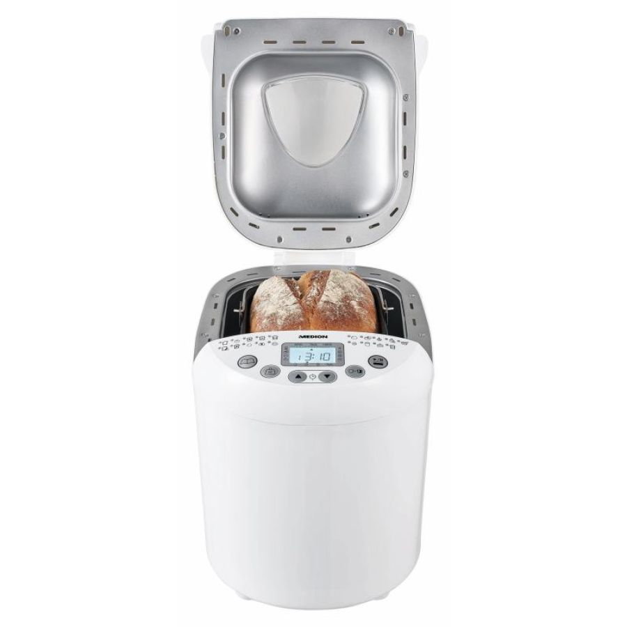 Medion md 11011 macchina per il pane 550 w bianco