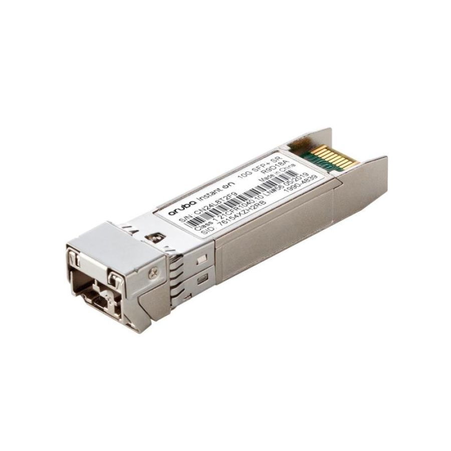 Aruba instant on 10g sfp+ lc sr 300m om3 mmf modulo del ricetrasmettitore di rete fibra ottica 10000 mbit/s sfp+