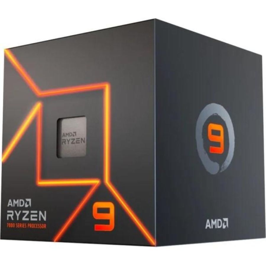 Amd cpu ryzen 9, 7900, am5, 5.40ghz 12 core, cache 76mb, 65w, box