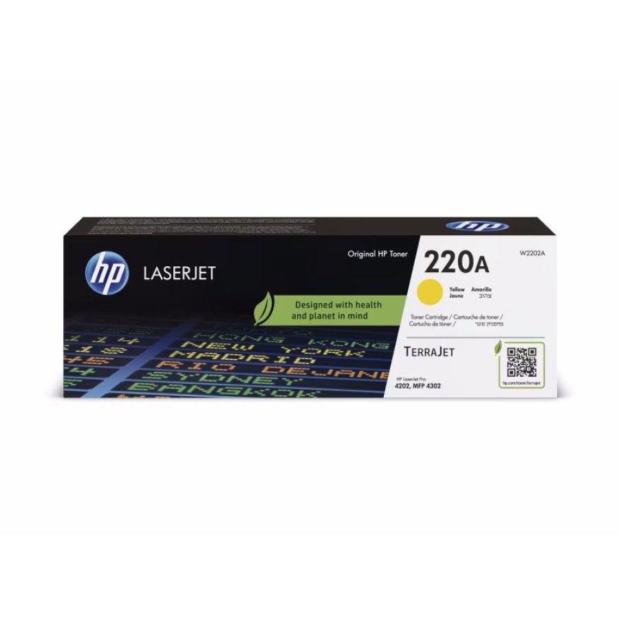 Hp toner 220a, giallo, terrajet, lj pro 4202, 4302, 4303, 1.800 pag