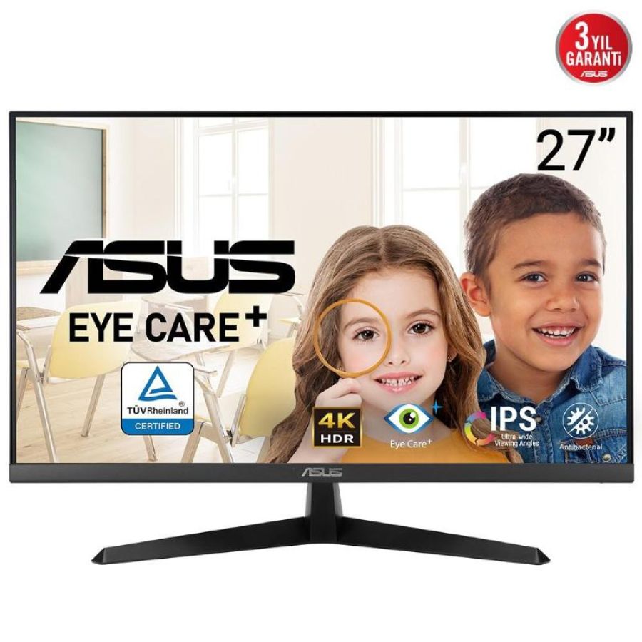 Asus vy27uq monitor pc 68,6 cm (27\) 3840 x 2160 pixel 4k ultra hd lcd nero