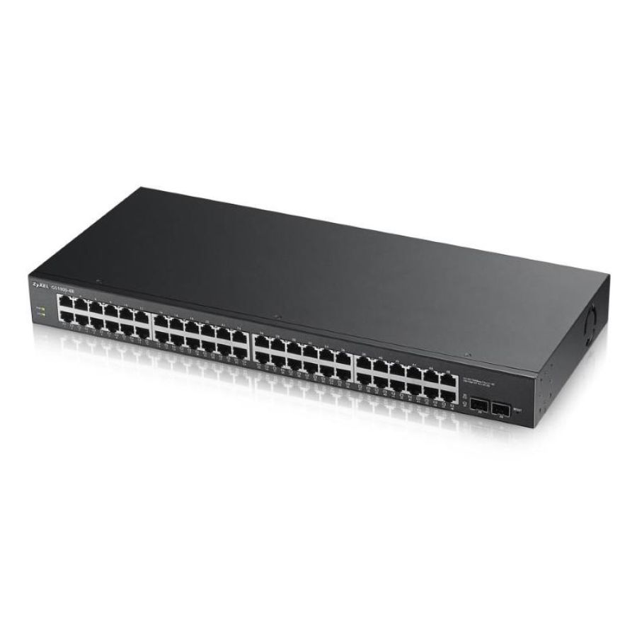 Zyxel gs1900-48-eu0102f switch di rete l2 gigabit ethernet (10/100/1000) nero