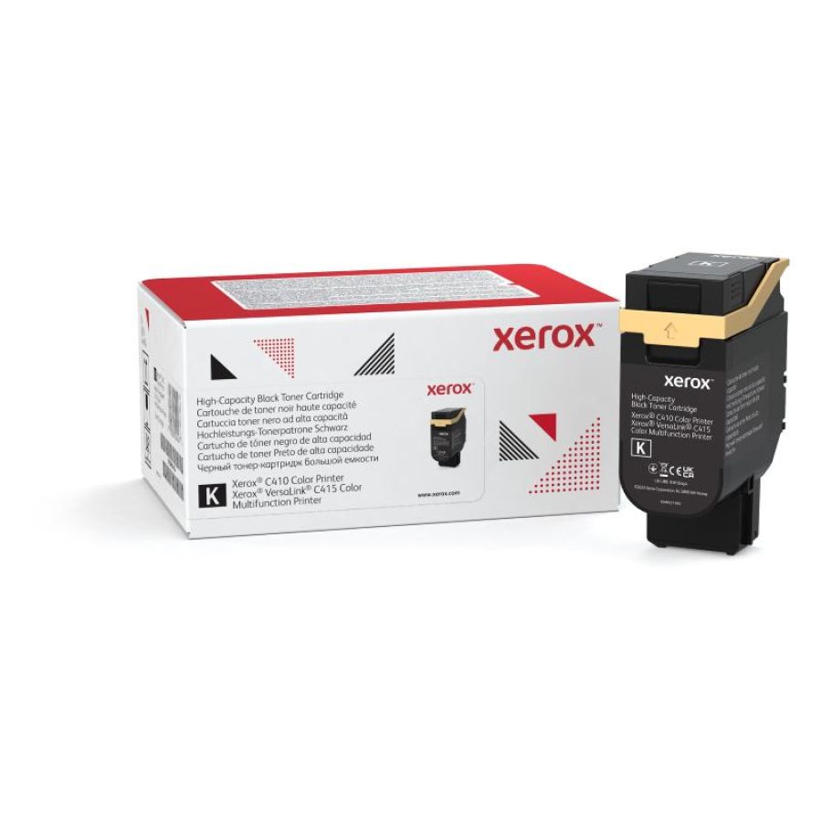 Xerox cartuccia toner nero a alta capacità da 10500 pagine per stampante a colori ® c410/multifunzione a colori ® versalink®