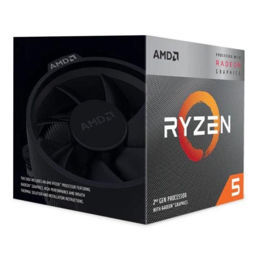 Amd ryzen 5 3400g processore 3,7 ghz 4 mb l3 scatola