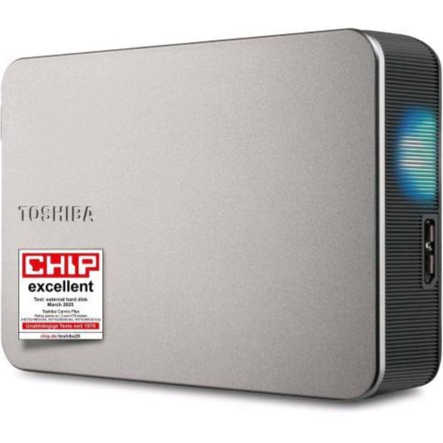 Toshiba canvio flex hdd esterno 4tb usb tipo a 3.2 gen 1 (3.1 gen 1) argento