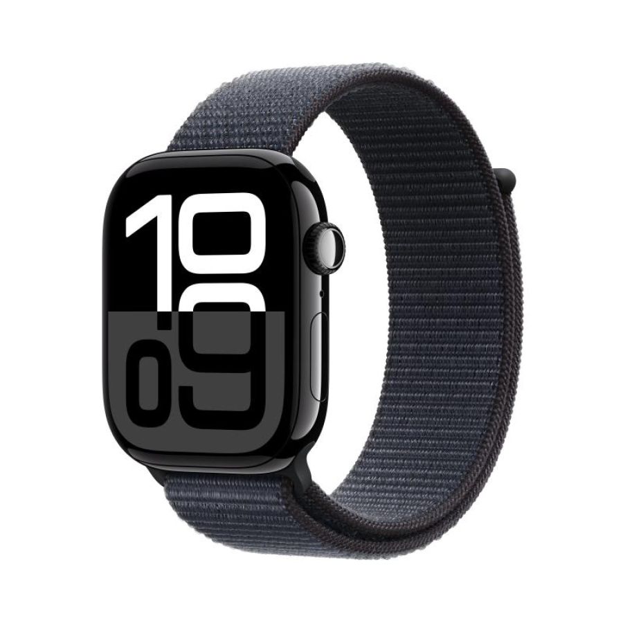 Apple watch series 10 oled 46 mm digitale 416 x 496 pixel touch screen 4g nero wi-fi gps (satellitare)