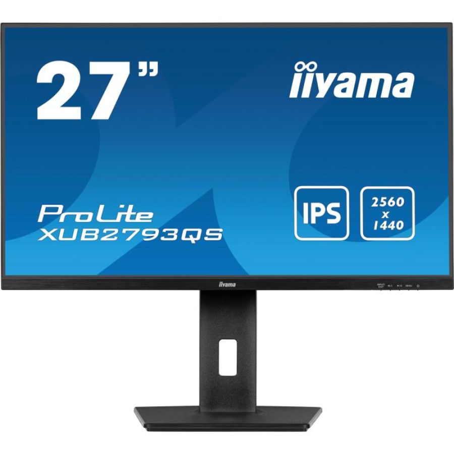 Iiyama prolite xub2793qs-b7 monitor pc 68,6 cm (27\) 2560 x 1440 pixel quad hd led nero