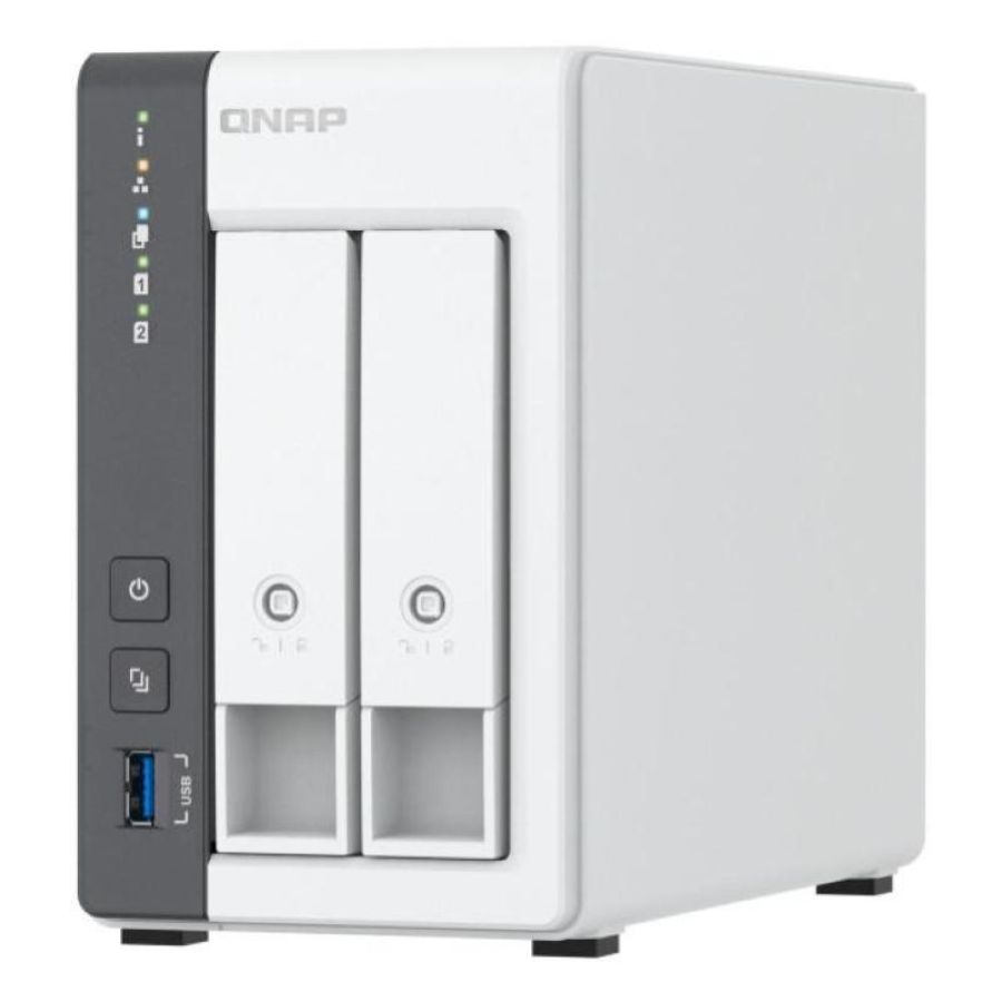 Qnap ts-216g server nas e di archiviazione tower cortex-a cortex-a55 4 gb hdd bianco