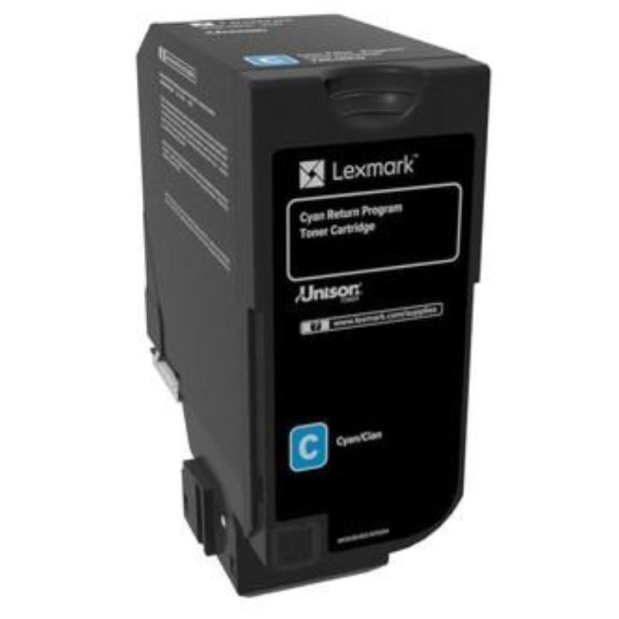 Lexmark 74c20c0 cartuccia toner 1 pz originale ciano