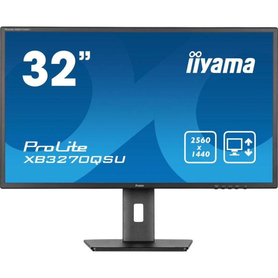 Iiyama prolite xb3270qsu-b1 monitor pc 81,3 cm (32\) 2560 x 1440 pixel wide quad hd led nero