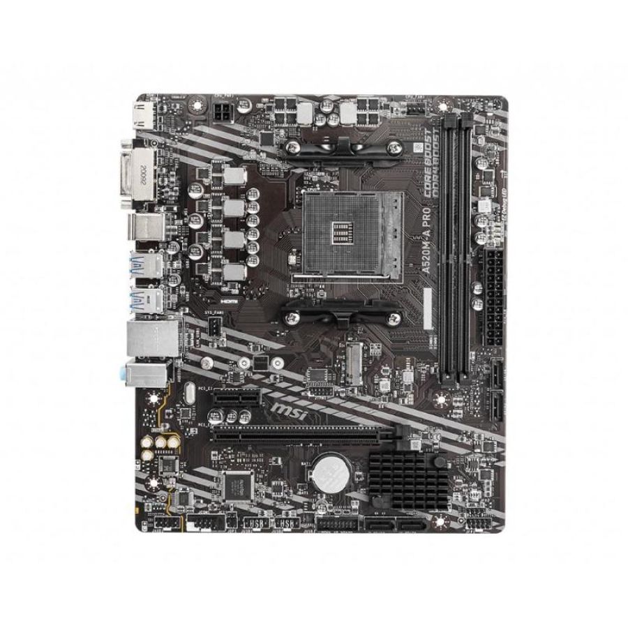 Msi a520m-a pro scheda madre amd a520 socket am4 micro atx