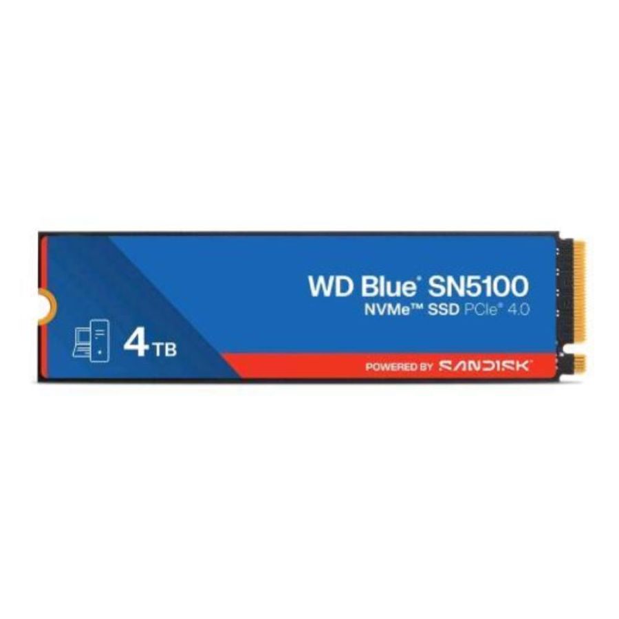 Western digital blue sn5100 ssd 4tb m.2 2280 nvme interno pci express 4.0 qlc 3d nand