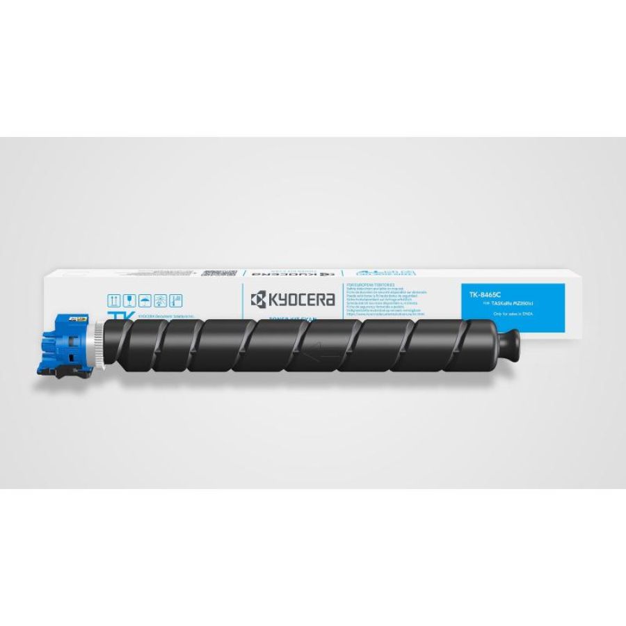 Kyocera tk-8465c cartuccia toner 1 pz originale ciano