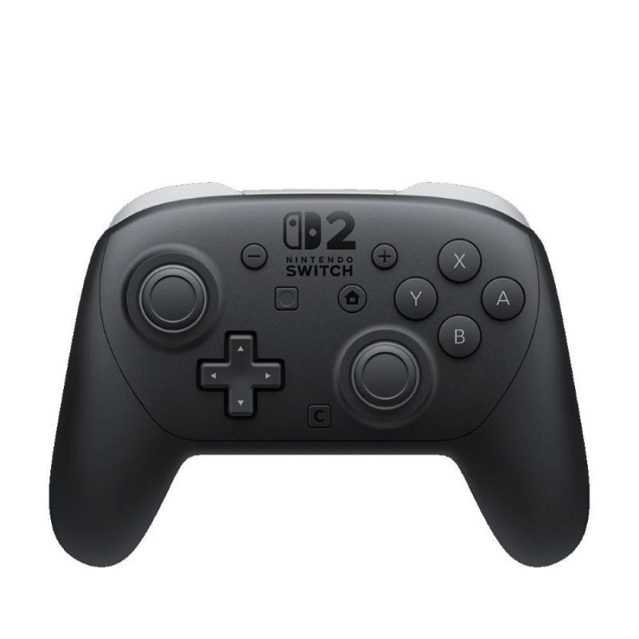 Nintendo switch 2 pro controller nero bluetooth gamepad analogico/digitale nintendo switch 2