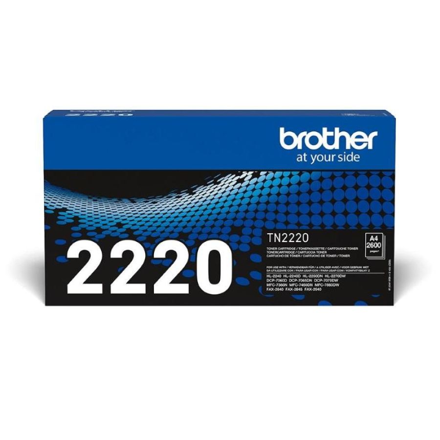 Brother tn-2220 cartuccia toner 1 pz originale nero