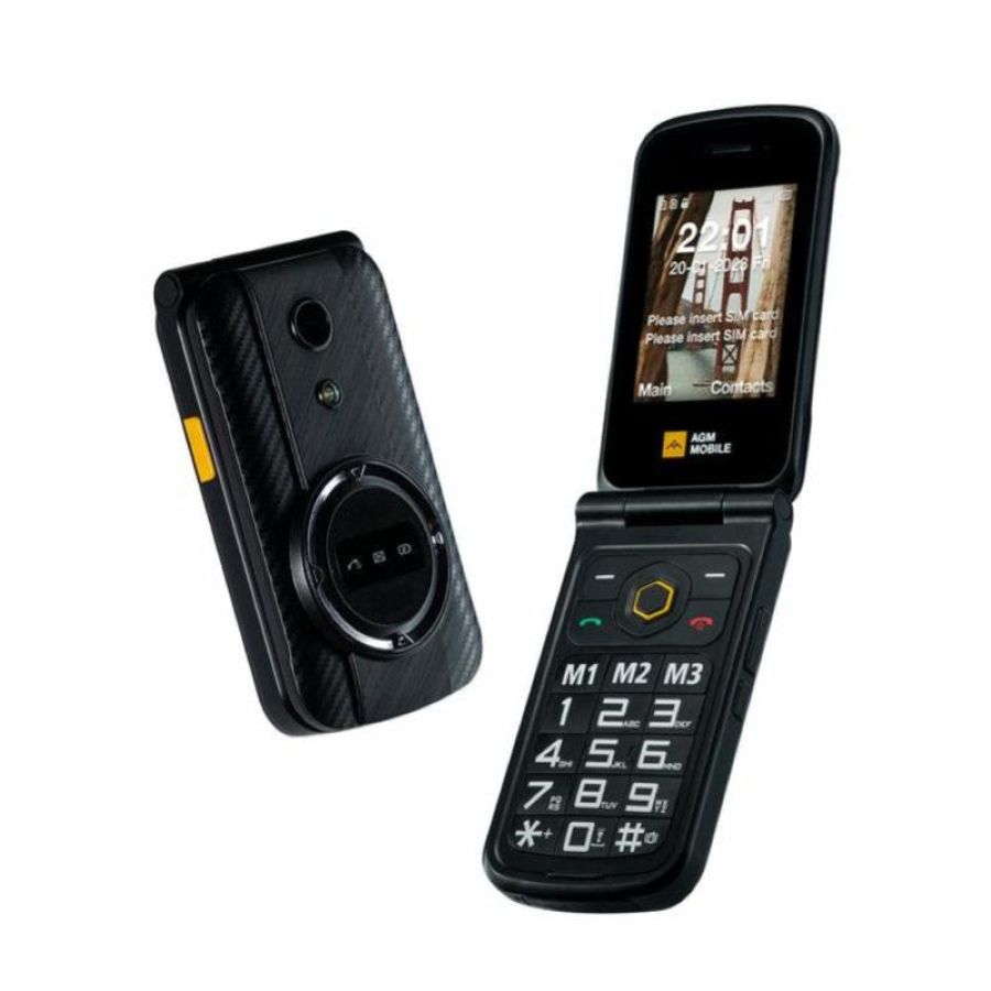 Agm m8 flip (4g) schwarz