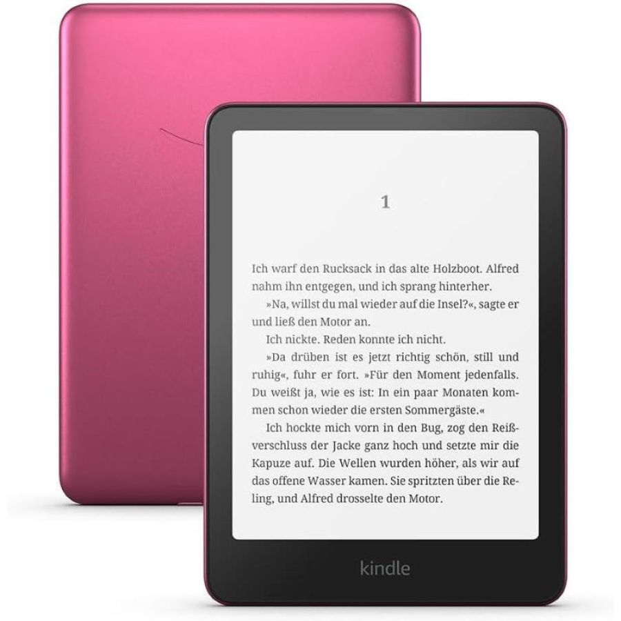 Amazon kindle paperwhite signature edition 32 gb, rosa