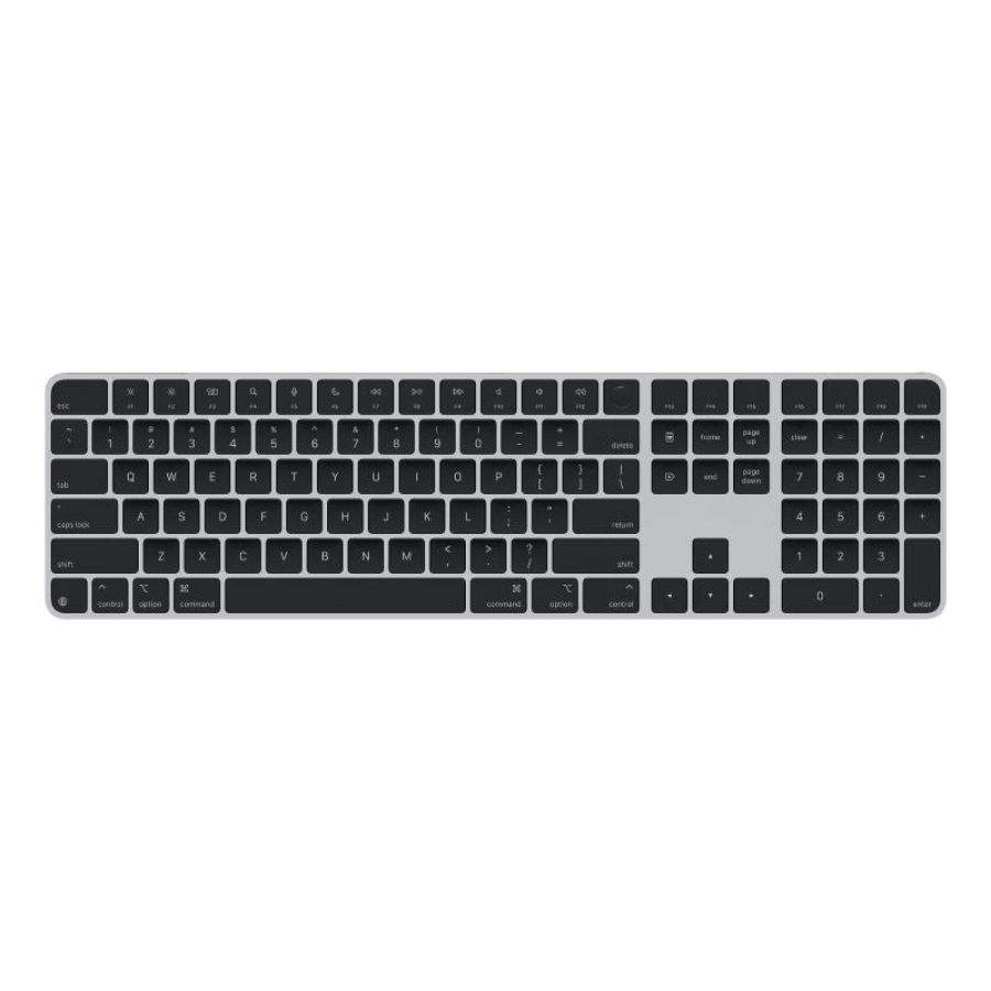 Apple magic keyboard mit touch id und ziffernblock schwarz us englisch mxk83lb/a