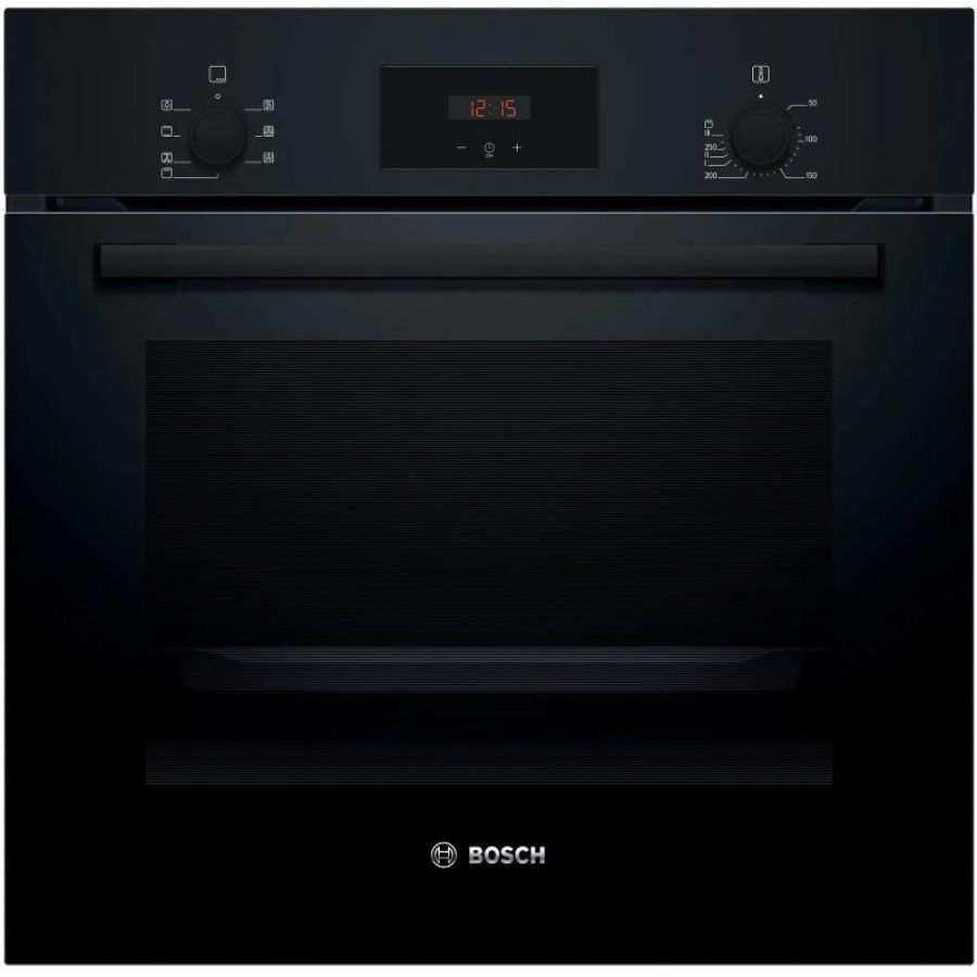 Bosch forno incasso statico ventilato 60cm nero hbf133ba1
