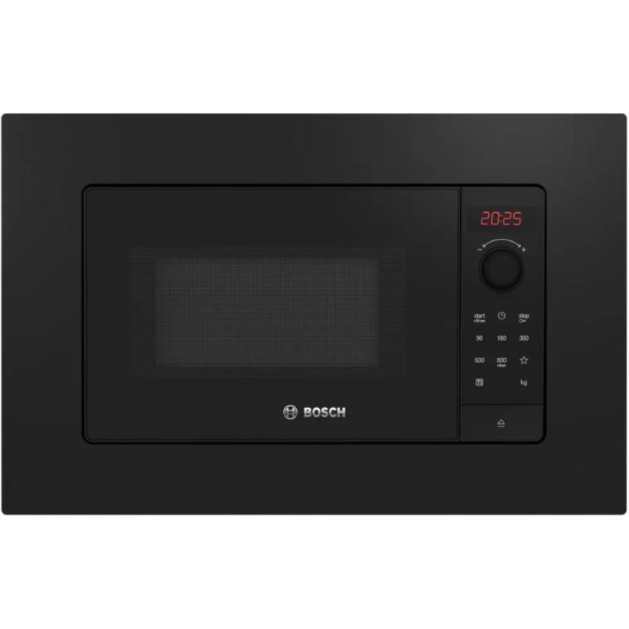 Bosch forno microonde incasso 20lt 800w nero bfl623mb4