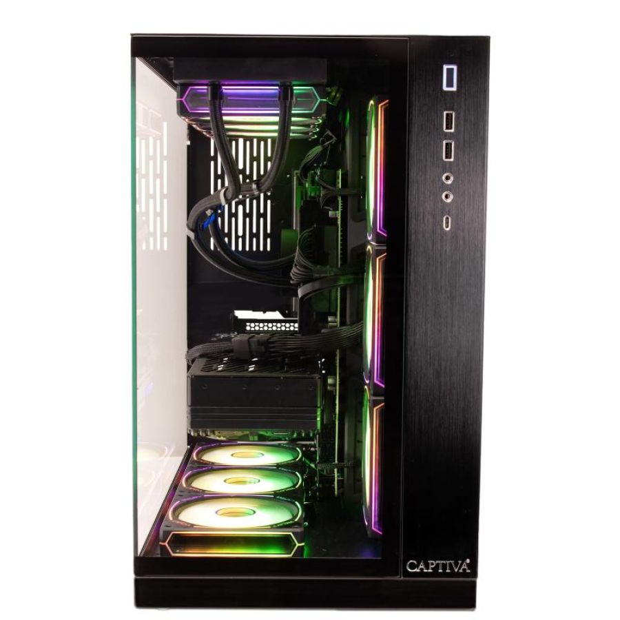 Captiva pc highend gaming i90-064 i9-14900kf 64gb/2tb ssd rtx 5070 win 11 - tastiera qwertz