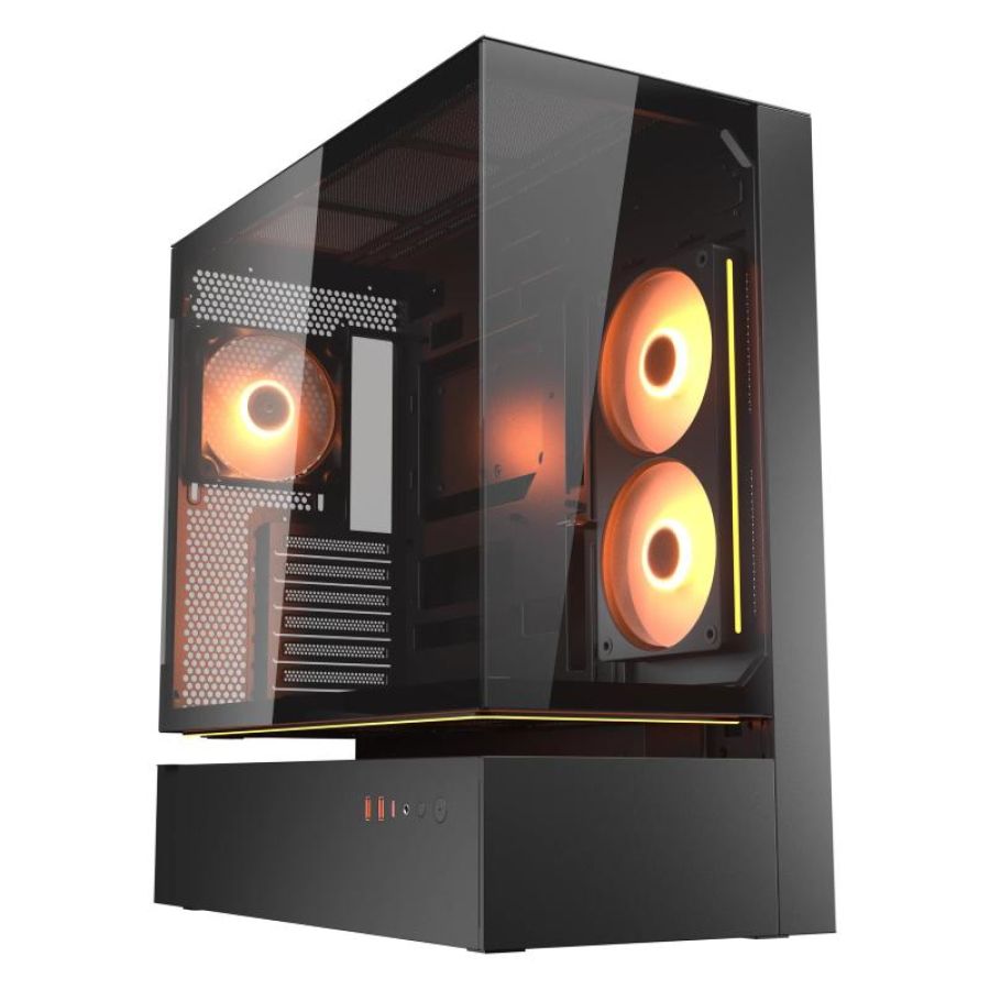 Cougar cfv235 case midi tower vetro temperato no-power ceb/atx/matx/mini-itx