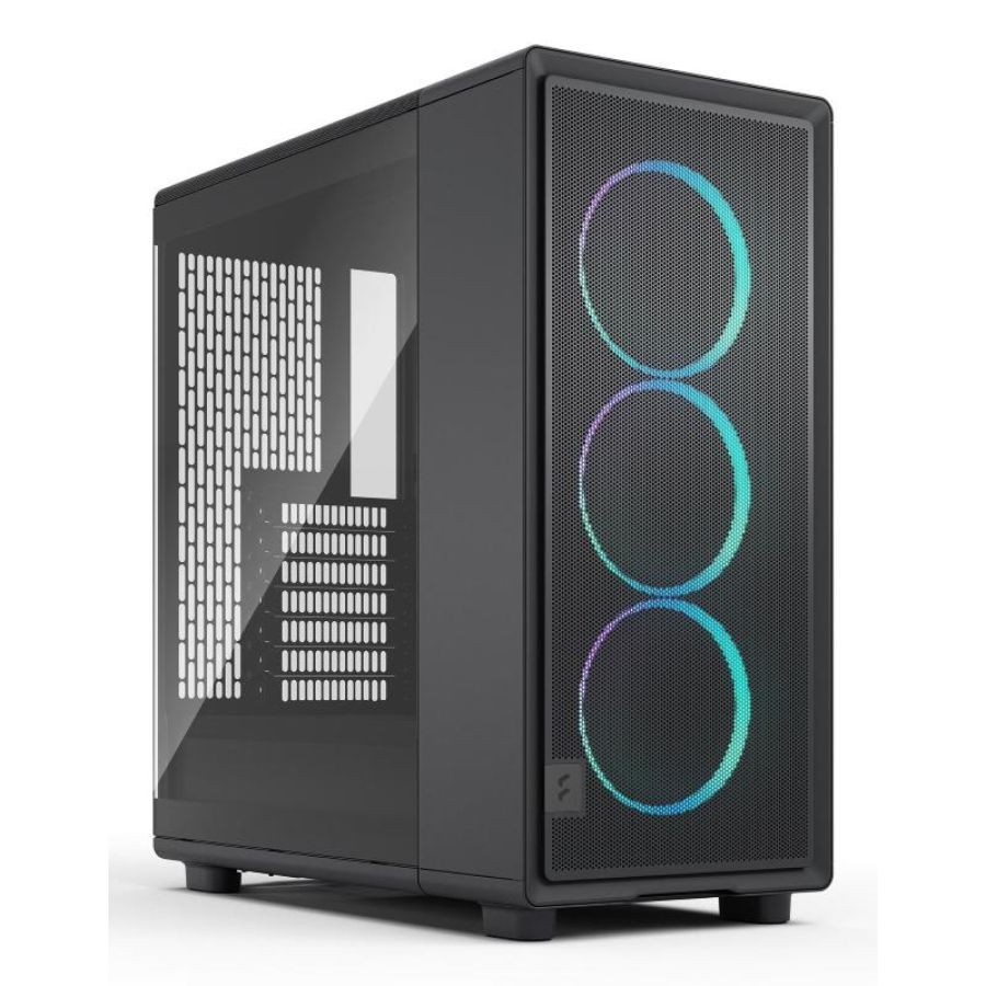 Fractal design epoch black tg rgb light tint atx gaming gehäuse mesh seitenfenster