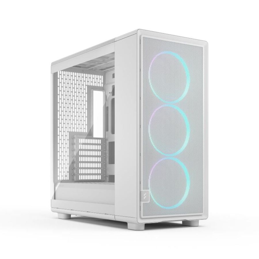 Fractal design epoch xl white tg rgb light tint atx gaming gehäuse mesh