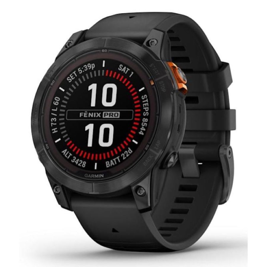 Garmin fenix 7 pro - solar edition multisport-smartwatch schwarz
